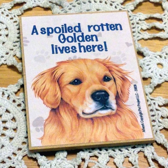 Refrigerator Magnet, Golden Retriever, New - Picture 1 of 3